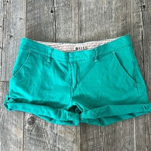 blue roxy shorts size 11